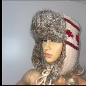 Paul Leinburd Design by Cowncap Winter Cap | Wool & Rabbit Fur | Size Medium